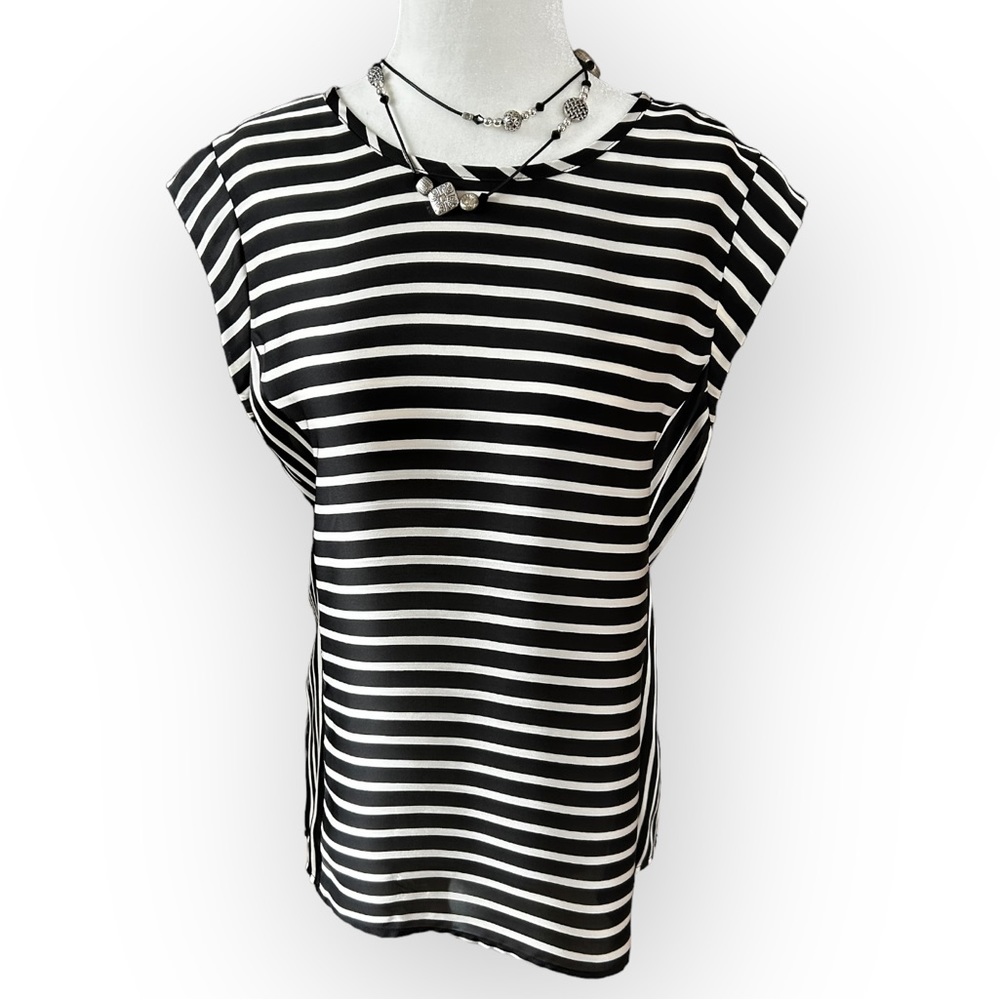 The Limited silky woman’s striped shirt size small
